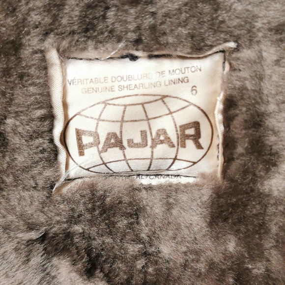 VINTAGE PAJAR REAL SHEEPSKIN LEATHER BOOTS MADE IN CANADA - Picture 2 of 9